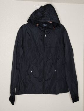 Scottevest Black Packable Windbreaker Jacket Mens Size Medium